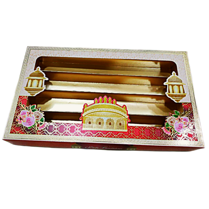 Jharokha Design Sweet Box - 1 Kg