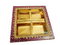 Empty DryFruit Boxes in Square Shape - 4 Compartment (maroon)