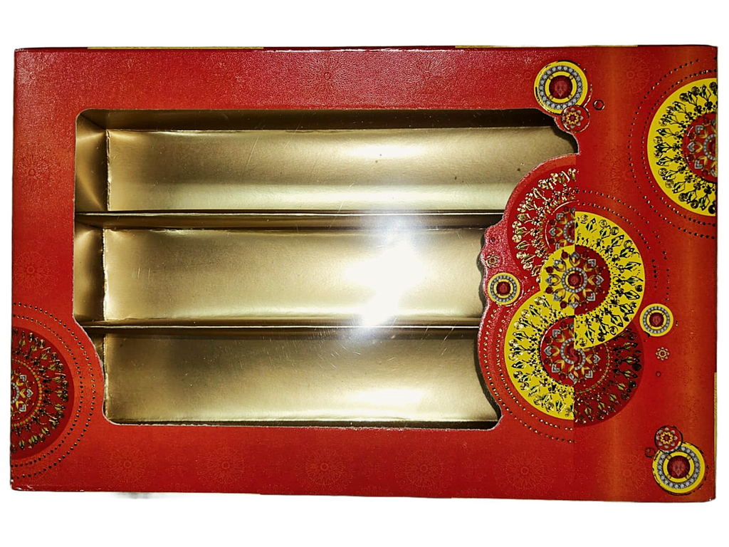 RED & Yellow Design Sweet Box - 500