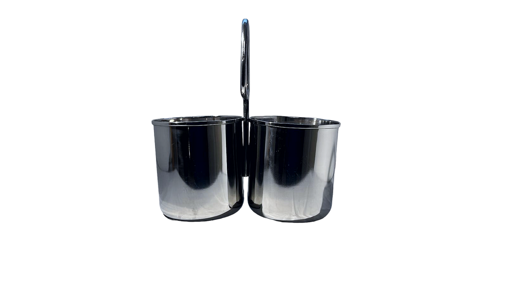 Stainless Steel Serverware Deep Sagdaan / Serving Container - 2, 3, 4 Bowls