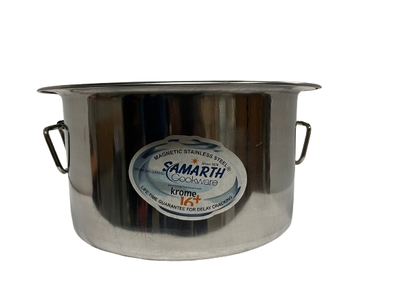Stainless Steel Pot/Tapela/Patila/Top (8-Sizes Available)