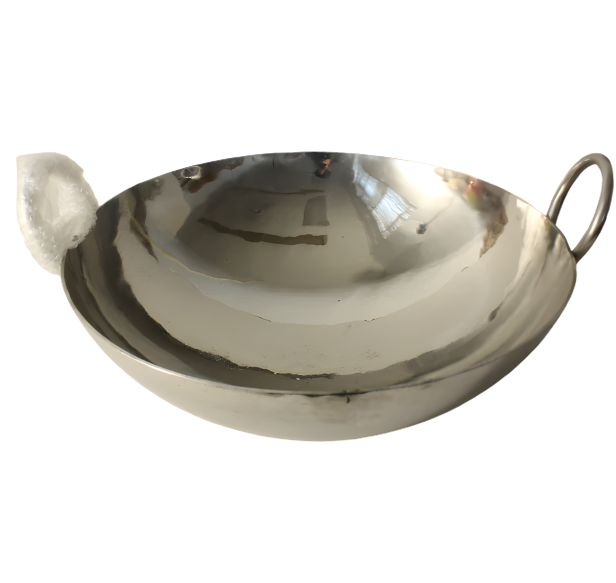 Stainless Steel Round Kadai (3 Sizes)