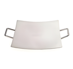 Stainless Steel Square Tawa   serving