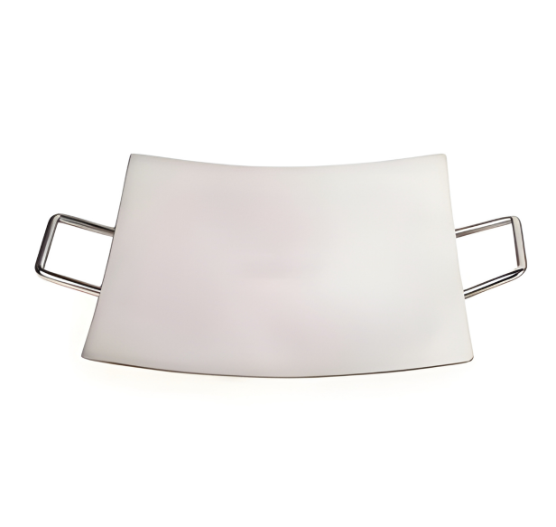 Stainless Steel Square Tawa   serving