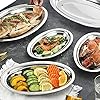 Stainless Steel  Oval Dish  serving ware Plain (3 Sizes)