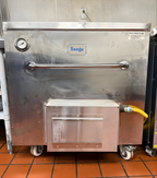 NSF Certified Commercial Tandoor Oven with Trolley - 34" x 34" x 37"