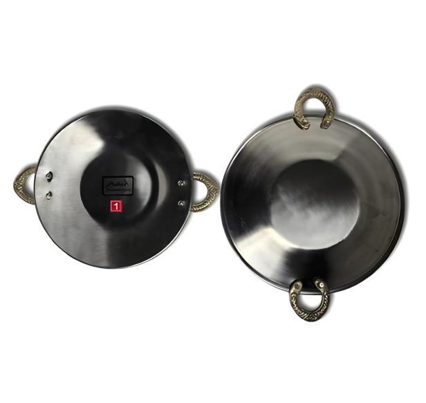 Stainless Steel Tawa for Serving Ware (Plain) - 2 Sizes
