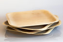 Eco-Friendly Disposable Square Plates - 9 x 9" (Pack of 25 Pcs)