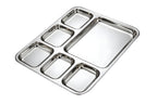 Stainless Steel Thali/Plate 6 compartment