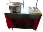 Live Tikki/Chaat Counter Trolly for Catering & Restaurant on Wheels