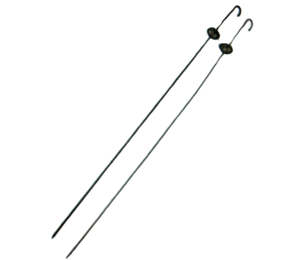 Long Umbrella Skewer / Kebab Sticks for Tandoor Oven 36" - 3mm (Square)