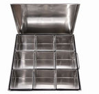 Premium Stainless Steel Masala Dabba with Airtight Lid – Traditional Indian Spice Storage Box