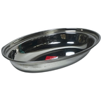 Stainless Steel  Oval Dish  serving ware Plain (3 Sizes)