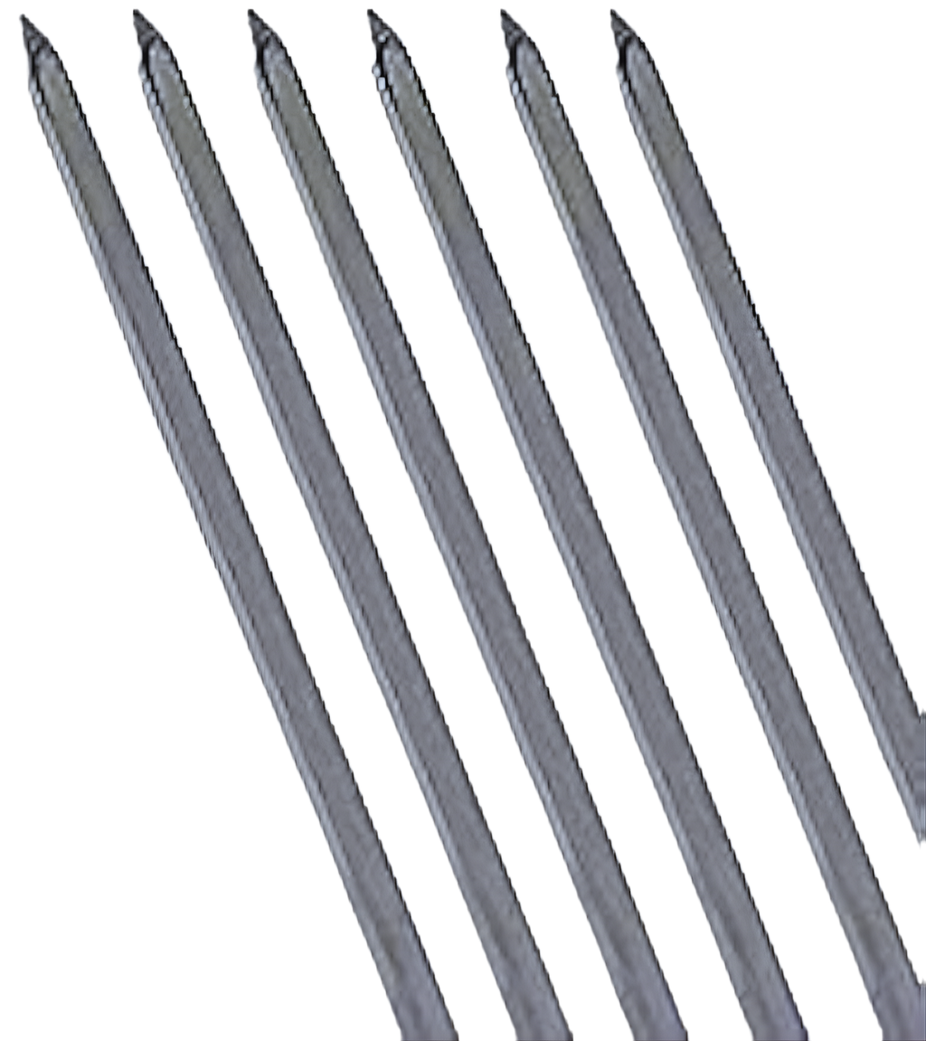 Stainless Steel BBQ Kabob Skewers – Flat Design (1 Pc)