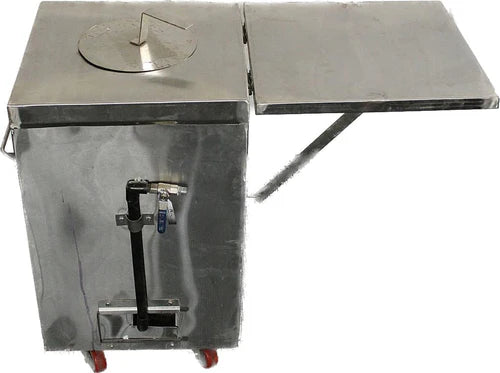 Portable Small S.S. Square Baby Tandoor for Home