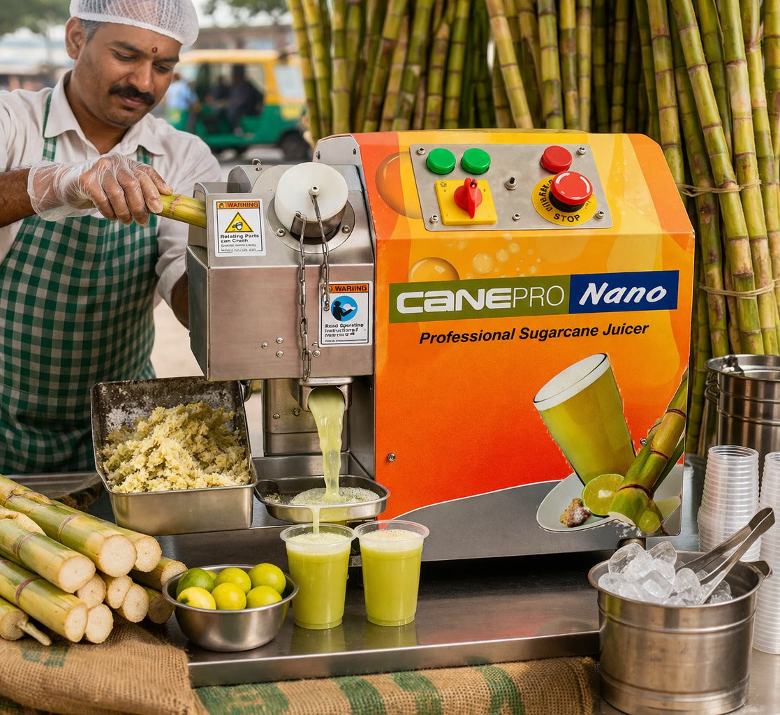Commercial Sugarcane Juice Extractor Machine | Table Top