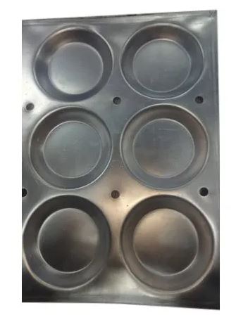 Aluminum Thatte Idli Steamer Tray For 6 Large Idlis