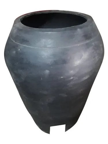 Clay Tandoor Black Pot for Tandoori Oven