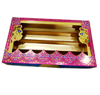 Pink Gold Design Sweet Box - 1 Kg
