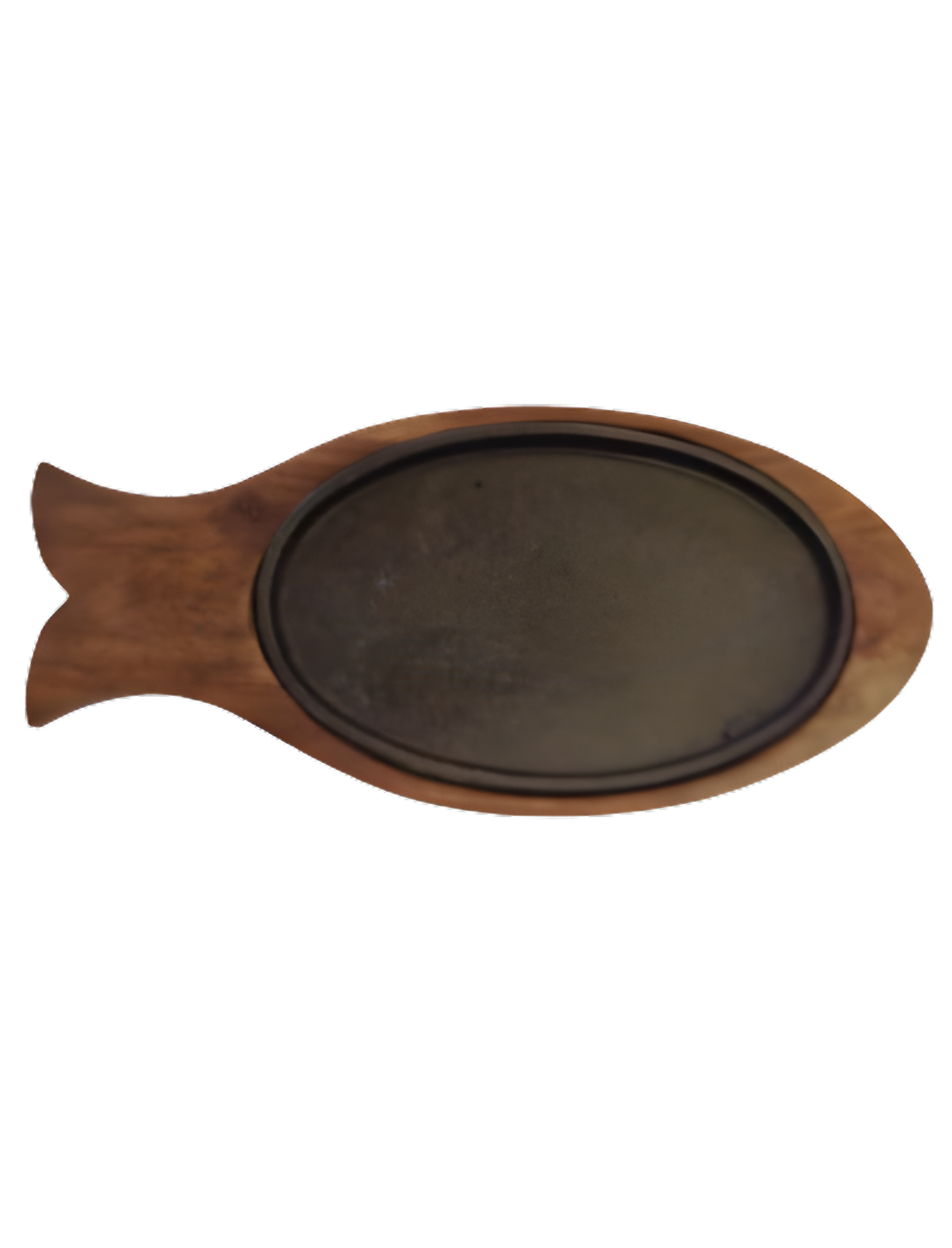 Fish-Shaped Wooden Serving Platter / Sizzler Tray 4