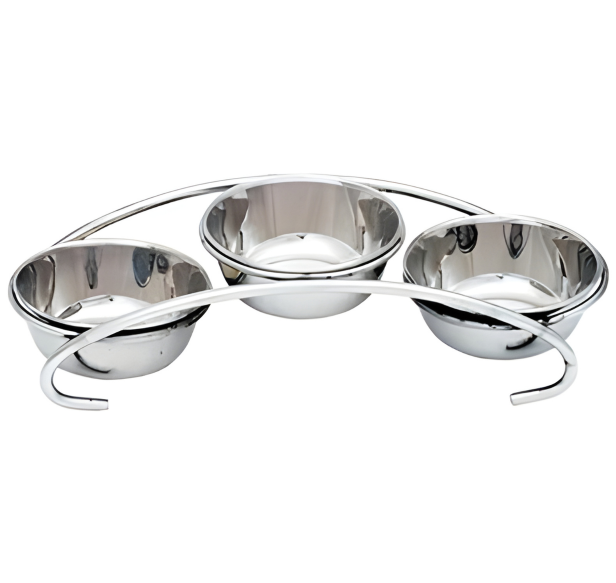 Stainless Steel Bridge Style Pickle / Chutney Stand