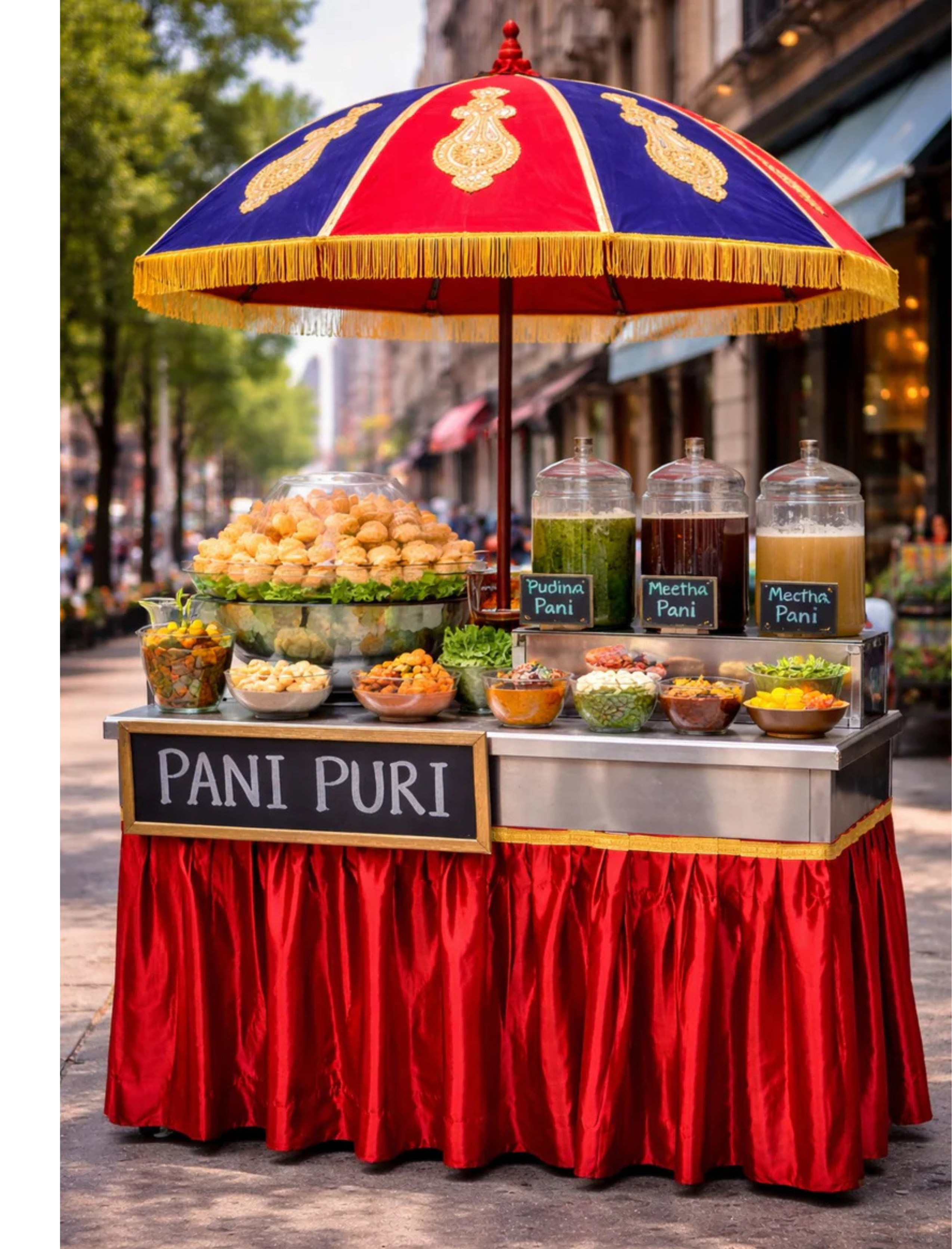 Pani Poori Counter | Portable