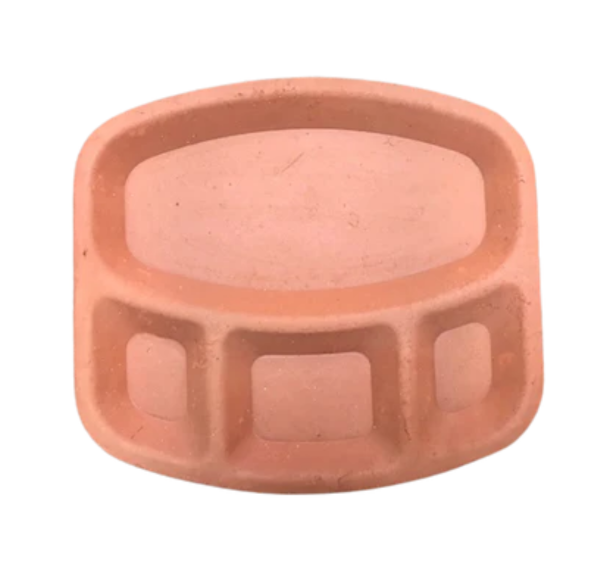 Clay 4 Compartment Plate