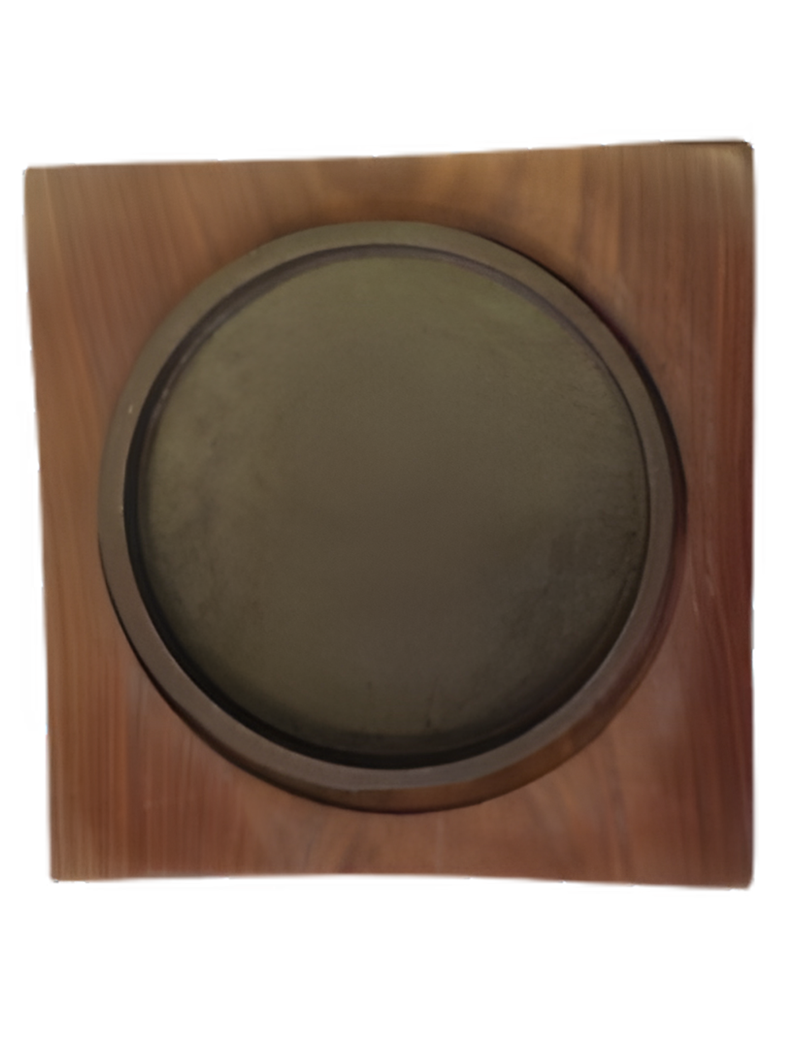 Square Wooden Sizzler Plate with Wooden Base 1