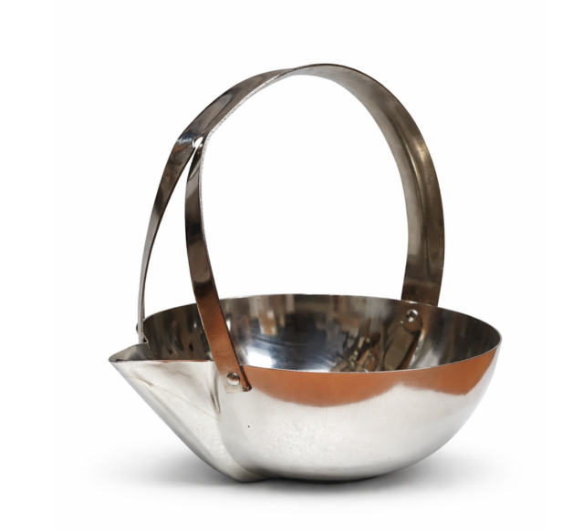Premium Stainless Steel Kamandal with Handle & Pouring Spout