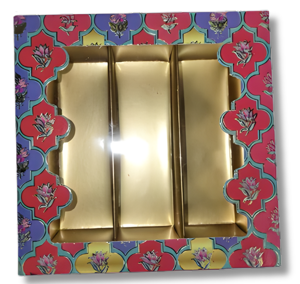 Fancy Traditional Design Empty Sweet Boxes - 250 Gms (Design # 5)