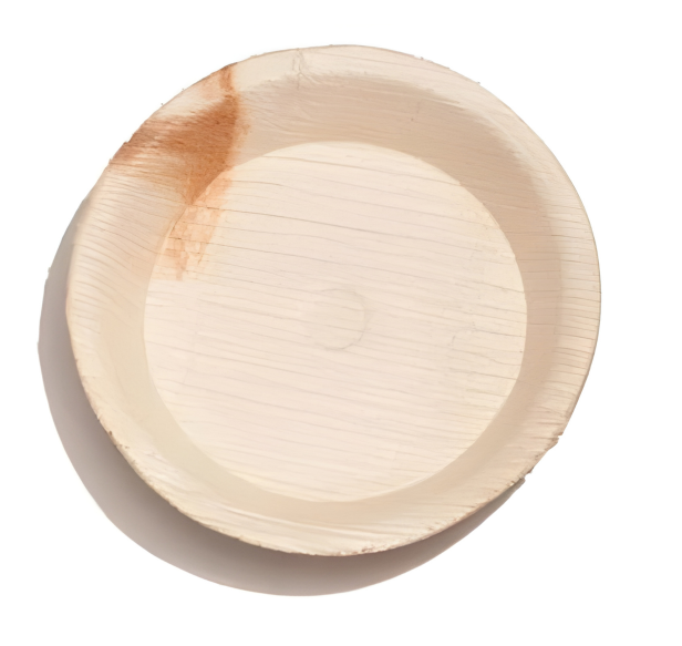Eco-Friendly Disposable Round Plate - 2 Sizes (6 & 10") (Pack of 25 Pcs)