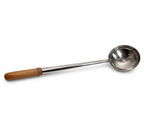 Premium Stainless Steel Dabbu with Wooden Handle