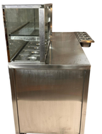 Commercial Stainless Steel Tikki Counter With Tawa & GN Pan