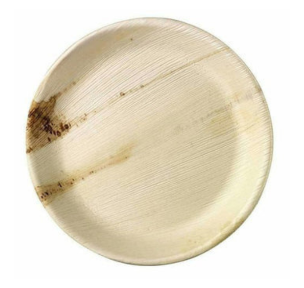 Eco-Friendly Disposable Round Plate - 2 Sizes (10 & 12") (Pack of 25 Pcs)