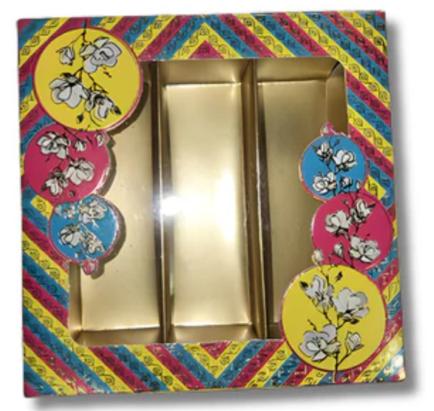 Fancy Traditional Design Empty Sweet Boxes - 250 Gms (Design # 2)