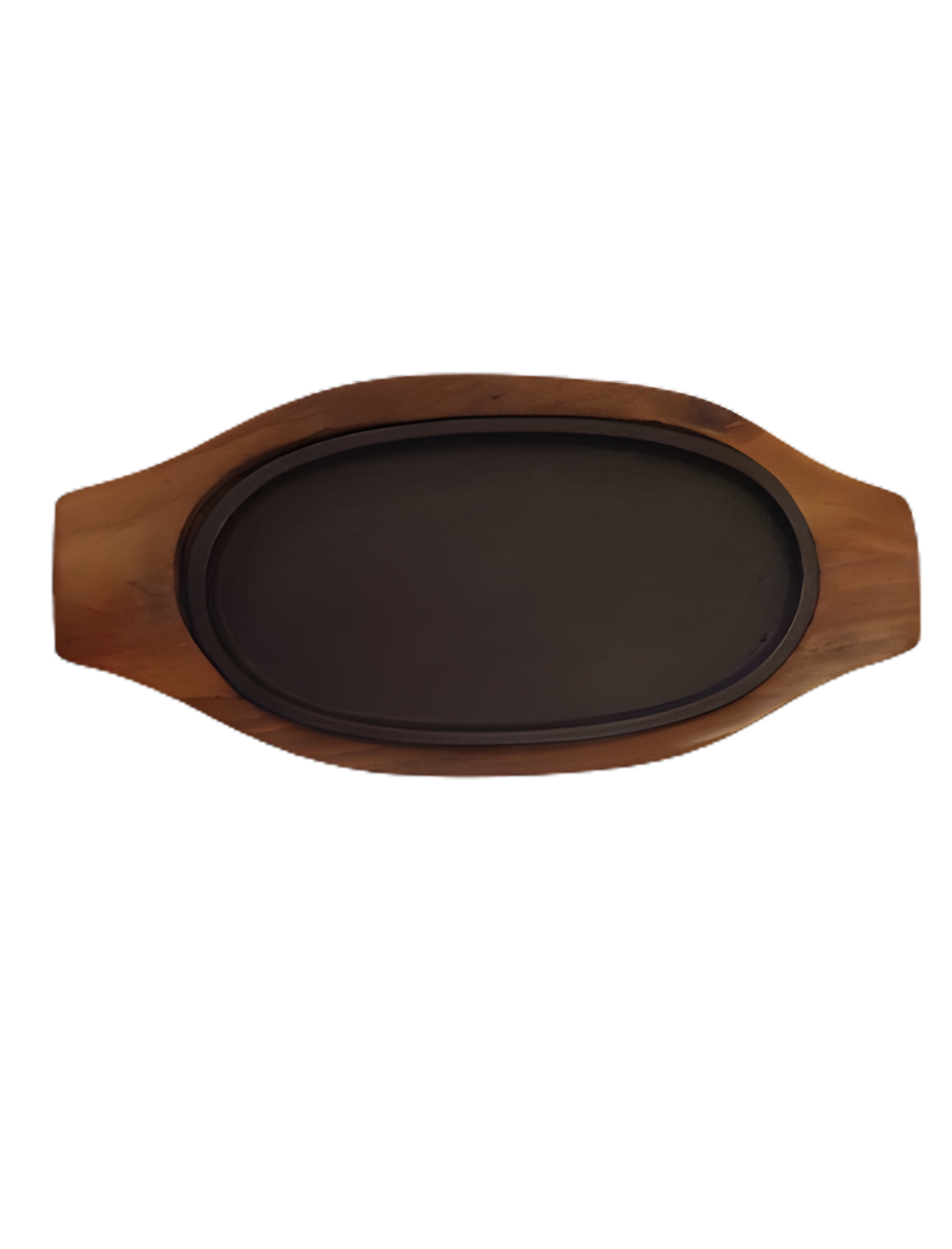 Sizzler Tray with Wooden Base – 6 Inch - 6