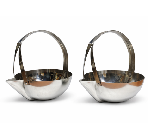 Premium Stainless Steel Kamandal with Handle & Pouring Spout