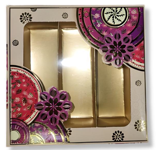 Fancy Traditional Design Empty Sweet Boxes - 250 Gms (Design # 4)
