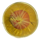 Decorative Golden-Red Bandhani Chhab w/Jholla(Net) (Size - 14 & 18")