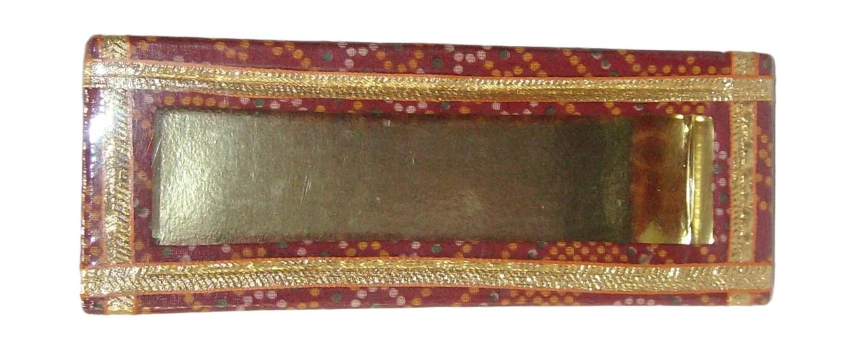 Red Bandhani Sweet Box 125 Grm (Rectangle)