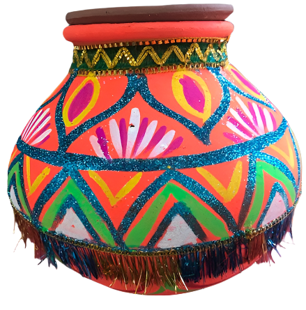 Clay Matka For Janmashtmi/ Navratri -LI51