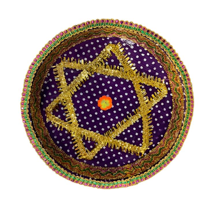 Decorative Colorfull Bandhani Chhab w/out Jholla (Size - 14, 16 & 20")