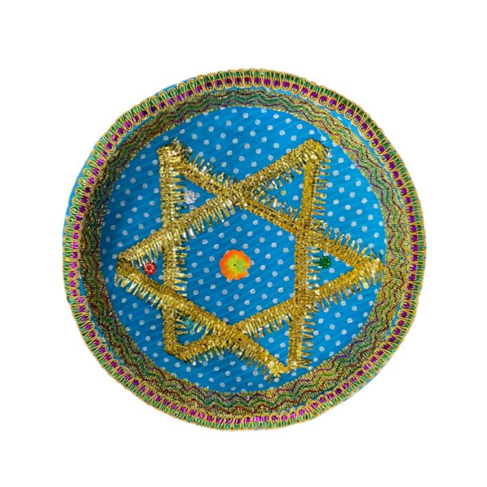 Decorative Colorfull Bandhani Chhab w/out Jholla (Size - 14, 16 & 20")