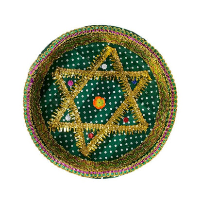 Decorative Colorfull Bandhani Chhab w/out Jholla (Size - 14, 16 & 20")
