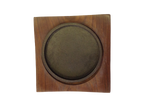 Square Wooden Sizzler Plate with Wooden Base 1