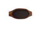 Sizzler Tray with Wooden Base – 6 Inch - 6