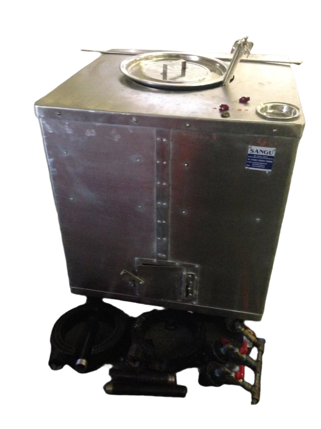 Stainless Steel Square Gas Tandoori Oven for Restaurant