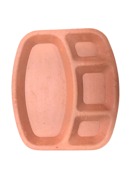 Clay 4 Compartment Plate
