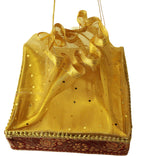 Golden Red Square Tokri