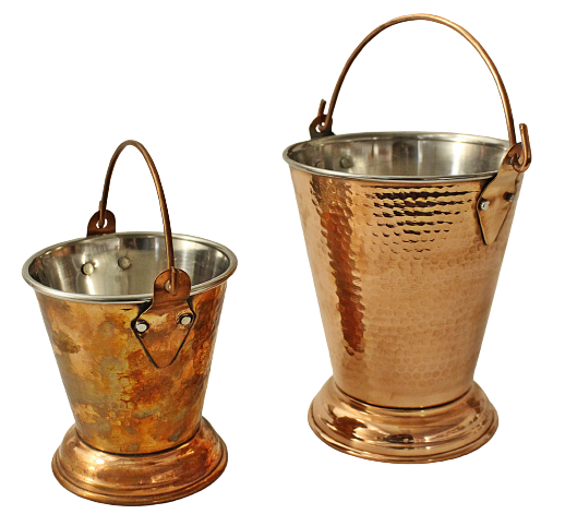Copper Hammered Bucket (2 Sizes)